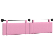Hangend Hoofdeinde Wandgemonteerd Roze 210 x 55 x 5 cm Stof