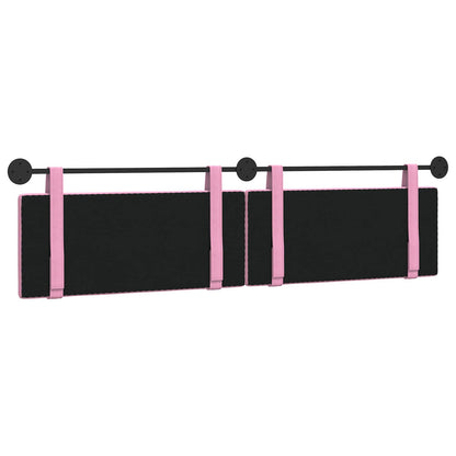 Hangend Hoofdeinde Wandgemonteerd Roze 210 x 55 x 5 cm Stof