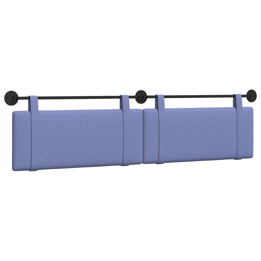 Hangend Hoofdeinde Effen Jeans Blauw 210 x 55 x 5 cm Stof
