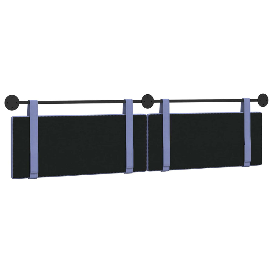Hangend Hoofdeinde Effen Jeans Blauw 210 x 55 x 5 cm Stof