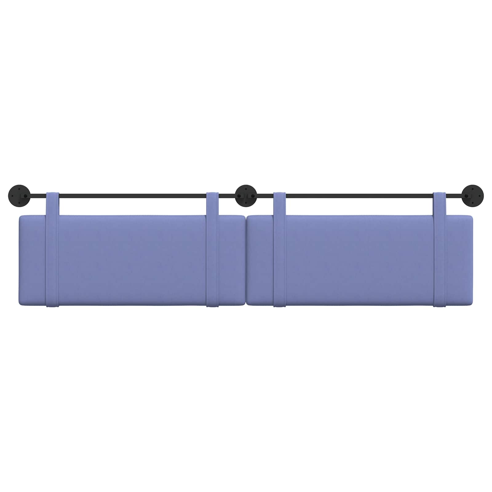 Hangend Hoofdeinde Effen Jeans Blauw 210 x 55 x 5 cm Stof
