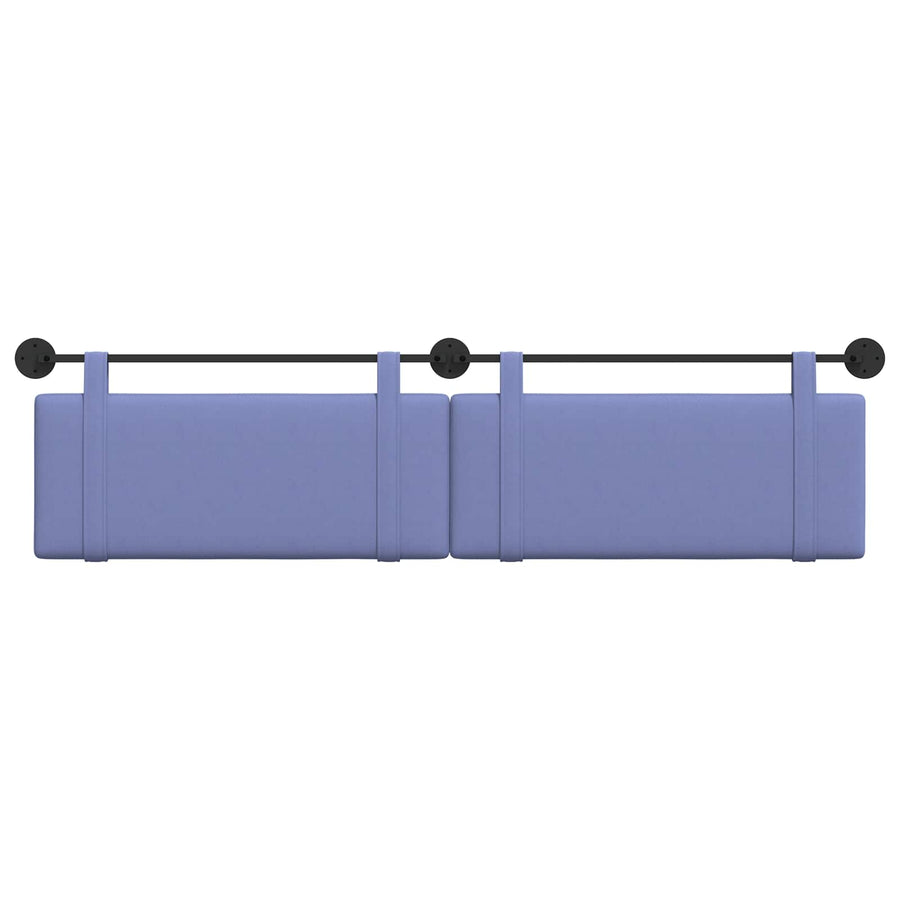 Hangend Hoofdeinde Effen Jeans Blauw 210 x 55 x 5 cm Stof