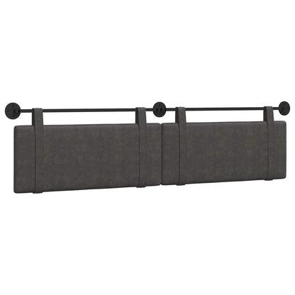 Hangend Hoofdeinde Effen Zwart 210 x 55 x 5 cm Antiek PU