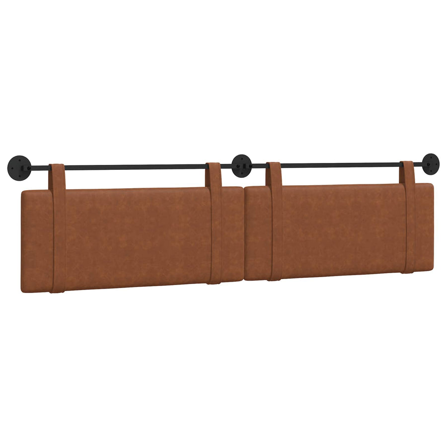 Hangend Hoofdeinde Effen Bruin 210 x 55 x 5 cm Antiek PU