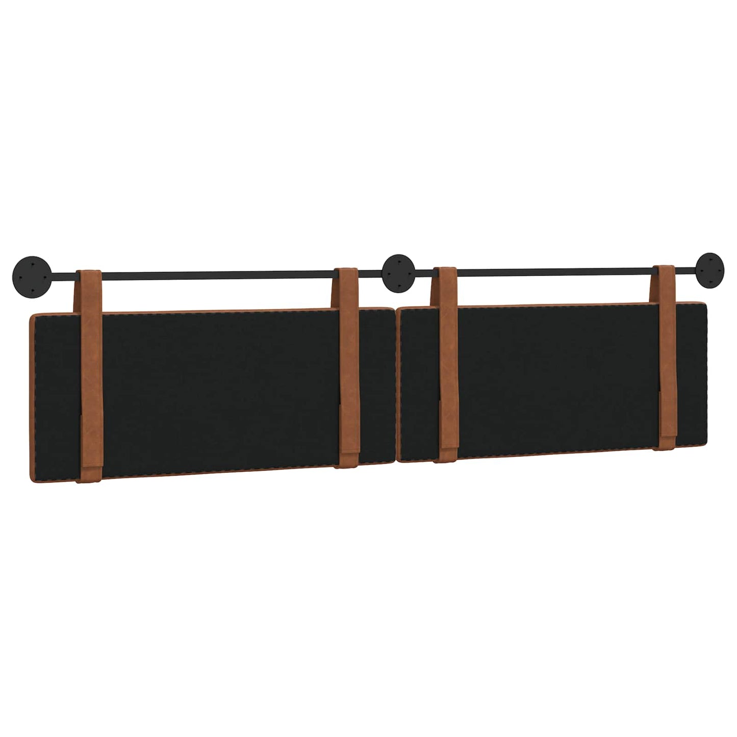 Hangend Hoofdeinde Effen Bruin 210 x 55 x 5 cm Antiek PU