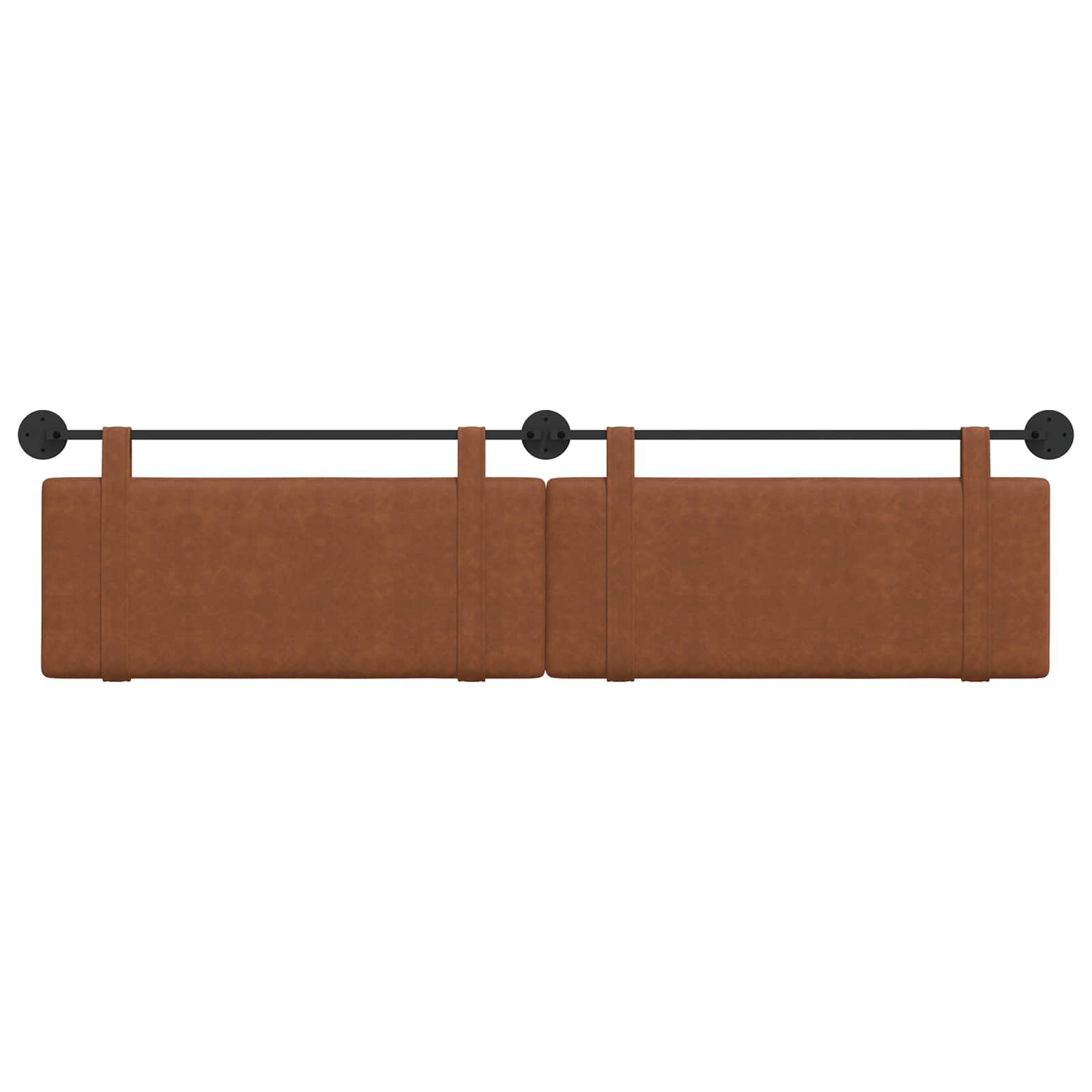 Hangend Hoofdeinde Effen Bruin 210 x 55 x 5 cm Antiek PU