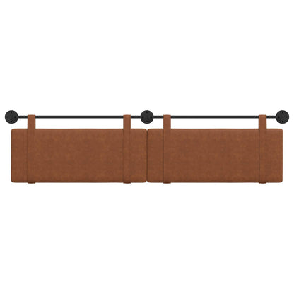 Hangend Hoofdeinde Effen Bruin 210 x 55 x 5 cm Antiek PU