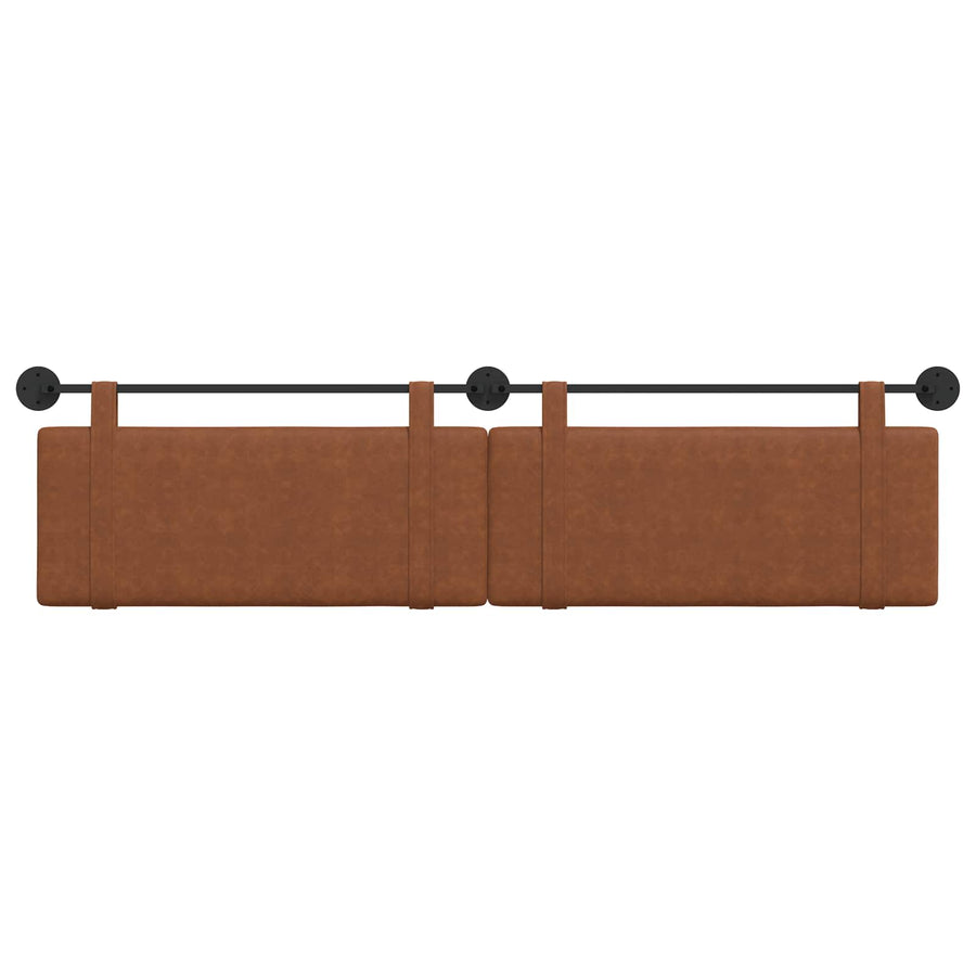 Hangend Hoofdeinde Effen Bruin 210 x 55 x 5 cm Antiek PU