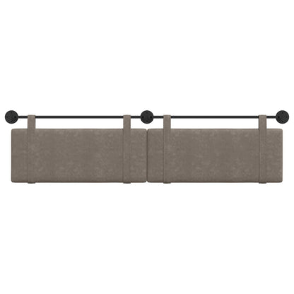 Hangend Hoofdeinde Effen Grijs 210 x 55 x 5 cm Antiek PU