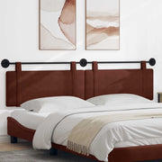 Hoofdeinde 210x55x5 cm antiek PU glanzend bruin