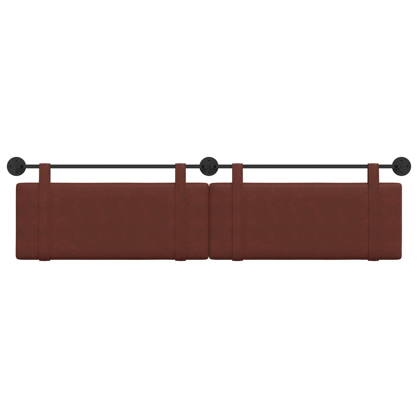 Hangend Hoofdeinde Glanzend Bruin 210 x 55 x 5 cm Antiek PU