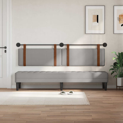 Hangend Hoofdeinde Effen Wolkengrijs 210 x 55 x 5 cm Antiek PU