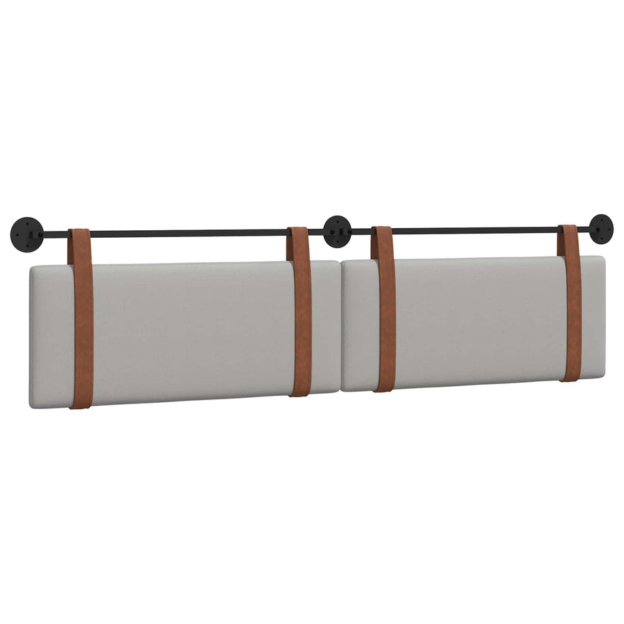 Hangend Hoofdeinde Effen Wolkengrijs 210 x 55 x 5 cm Antiek PU