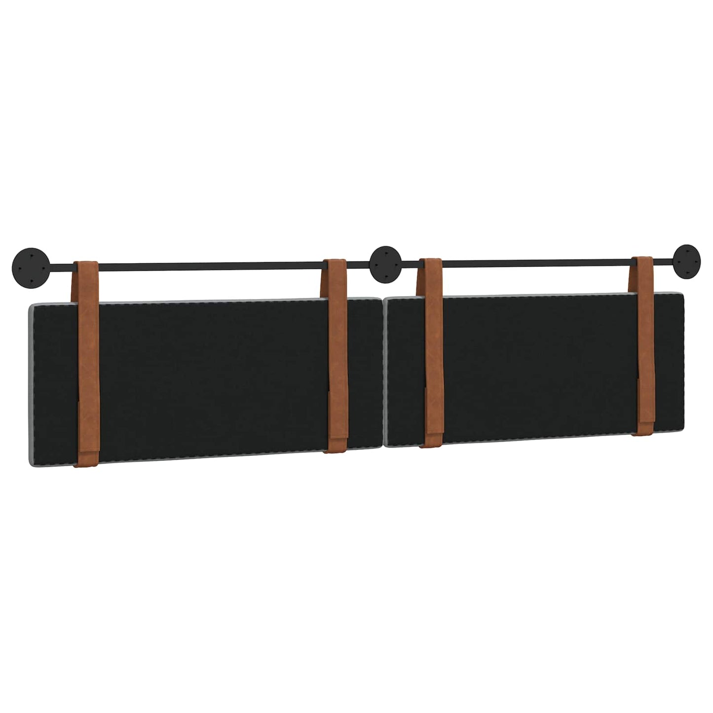 Hangend Hoofdeinde Effen Lichtgrijs 210 x 55 x 5 cm Antiek PU