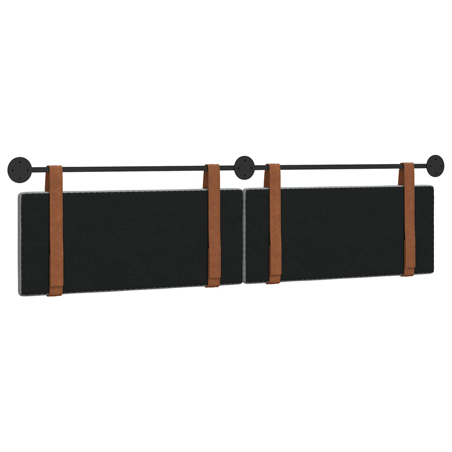 Hangend Hoofdeinde Effen Lichtgrijs 210 x 55 x 5 cm Antiek PU