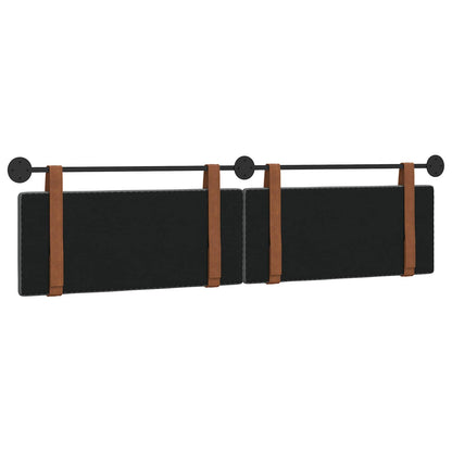 Hangend Hoofdeinde Effen Donkergrijs 210 x 55 x 5 cm Antiek PU
