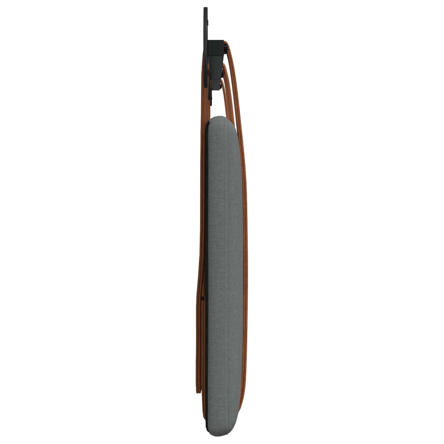 Hangend Hoofdeinde Effen Donkergrijs 210 x 55 x 5 cm Antiek PU