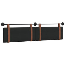Hangend Hoofdeinde Effen Zwart 210 x 55 x 5 cm Antiek PU