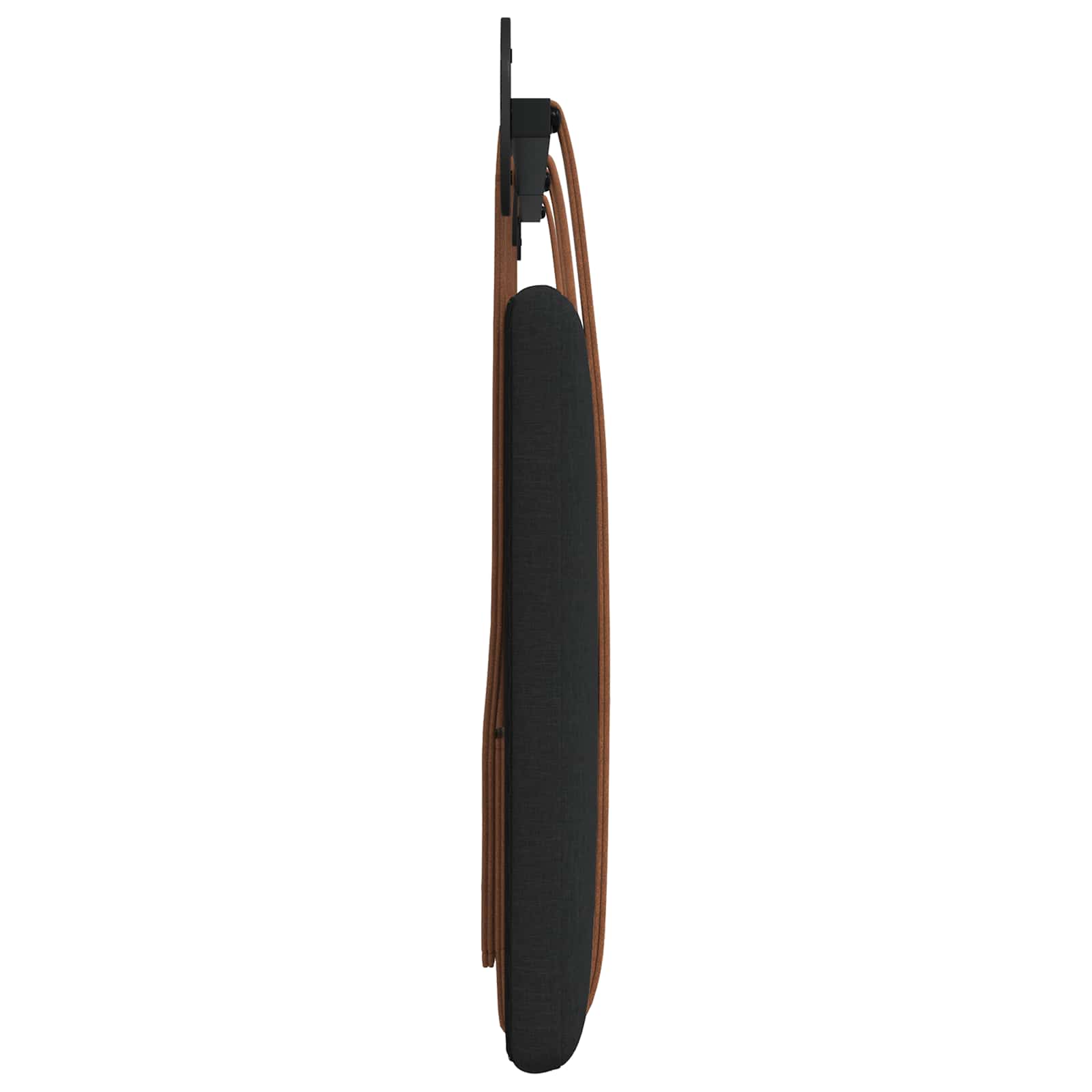 Hangend Hoofdeinde Effen Zwart 210 x 55 x 5 cm Antiek PU