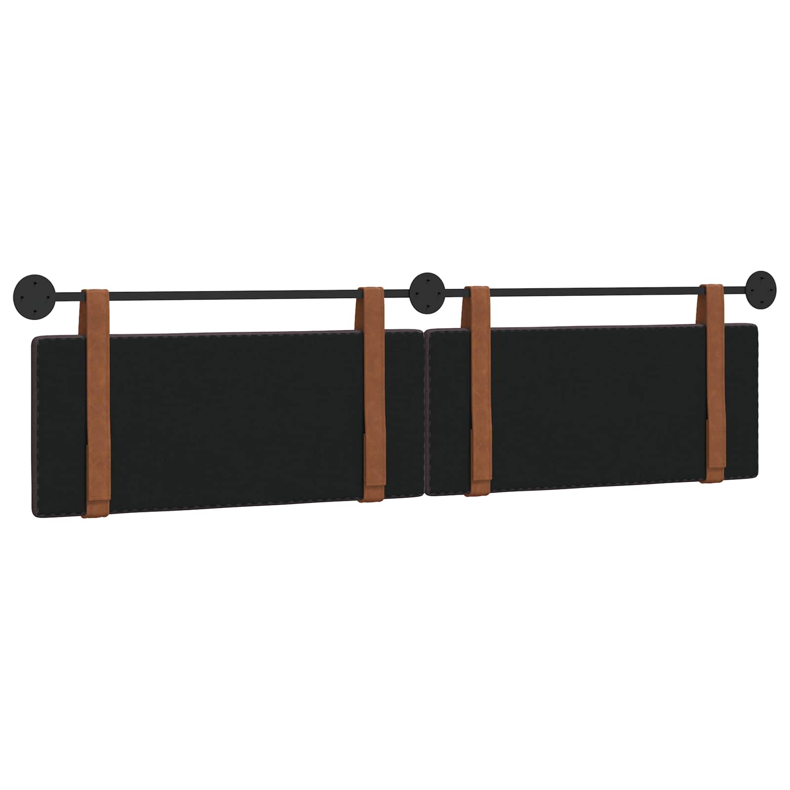 Hangend Hoofdeinde Effen Donkerbruin 210 x 55 x 5 cm Antiek PU