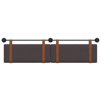 Hangend Hoofdeinde Effen Donkerbruin 210 x 55 x 5 cm Antiek PU