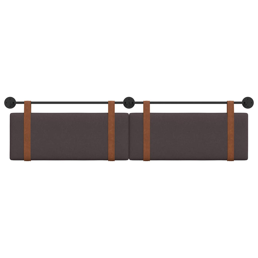 Hangend Hoofdeinde Effen Donkerbruin 210 x 55 x 5 cm Antiek PU