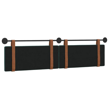 Hangend Hoofdeinde Effen Donkergroen 210 x 55 x 5 cm Antiek PU