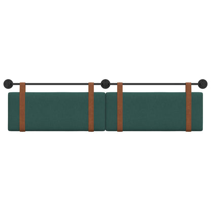 Hangend Hoofdeinde Effen Donkergroen 210 x 55 x 5 cm Antiek PU