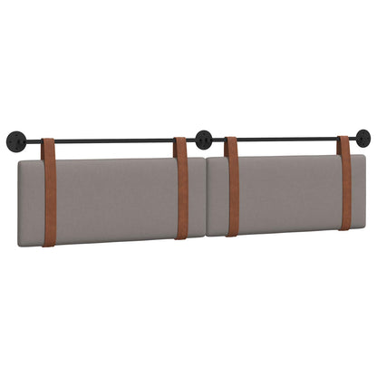 Hangend Hoofdeinde Effen Taupe 210 x 55 x 5 cm Antiek PU