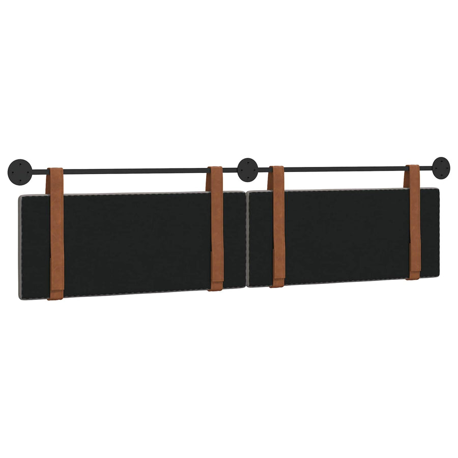 Hangend Hoofdeinde Effen Taupe 210 x 55 x 5 cm Antiek PU