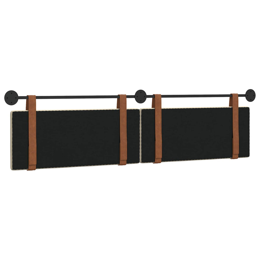 Hangend Hoofdeinde Effen Crème 210 x 55 x 5 cm Antiek PU