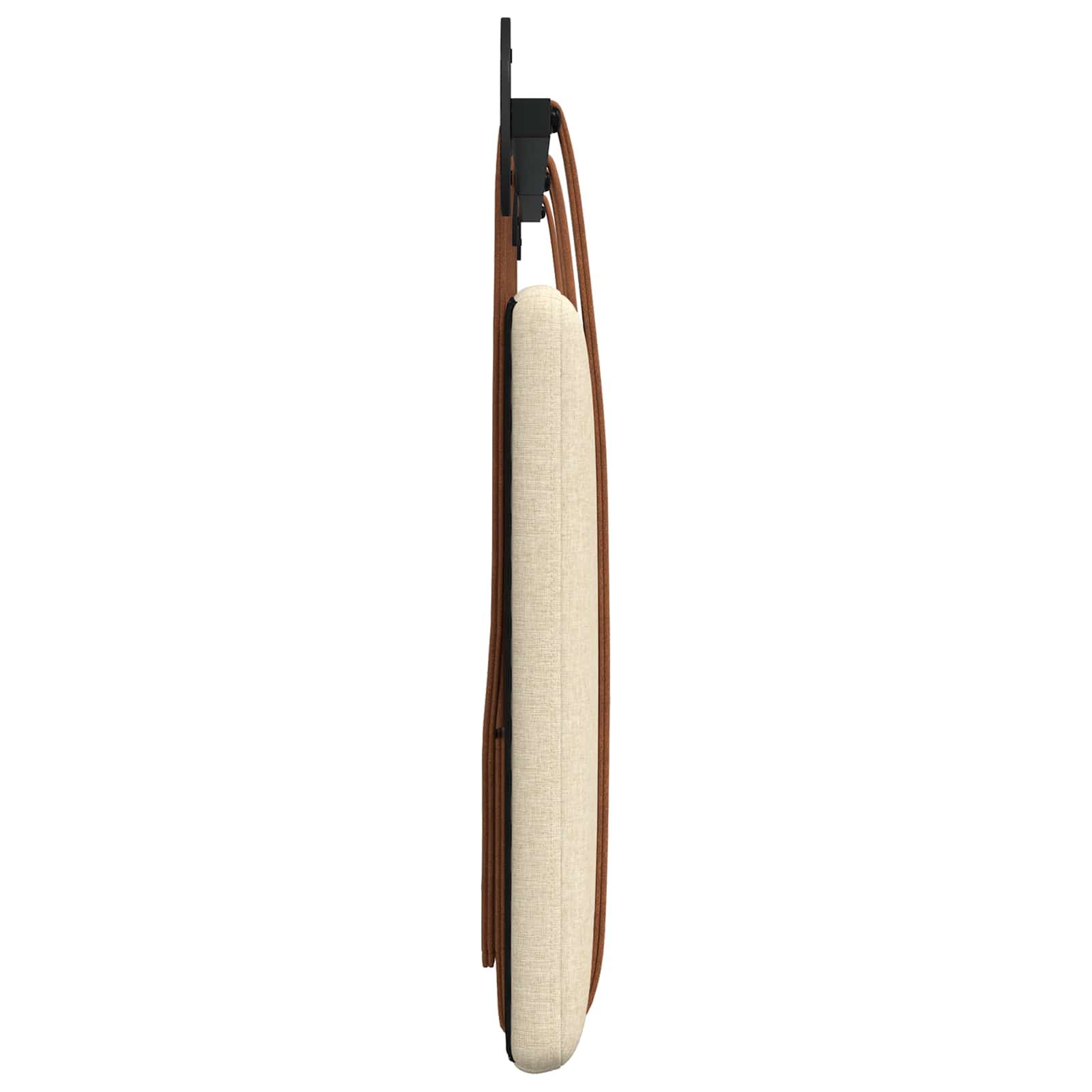 Hangend Hoofdeinde Effen Crème 210 x 55 x 5 cm Antiek PU