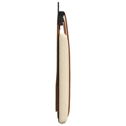 Hangend Hoofdeinde Effen Crème 210 x 55 x 5 cm Antiek PU