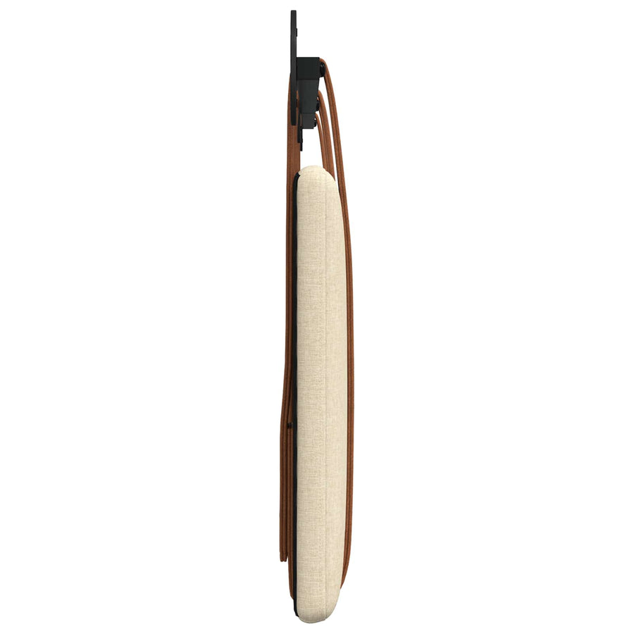 Hangend Hoofdeinde Effen Crème 210 x 55 x 5 cm Antiek PU