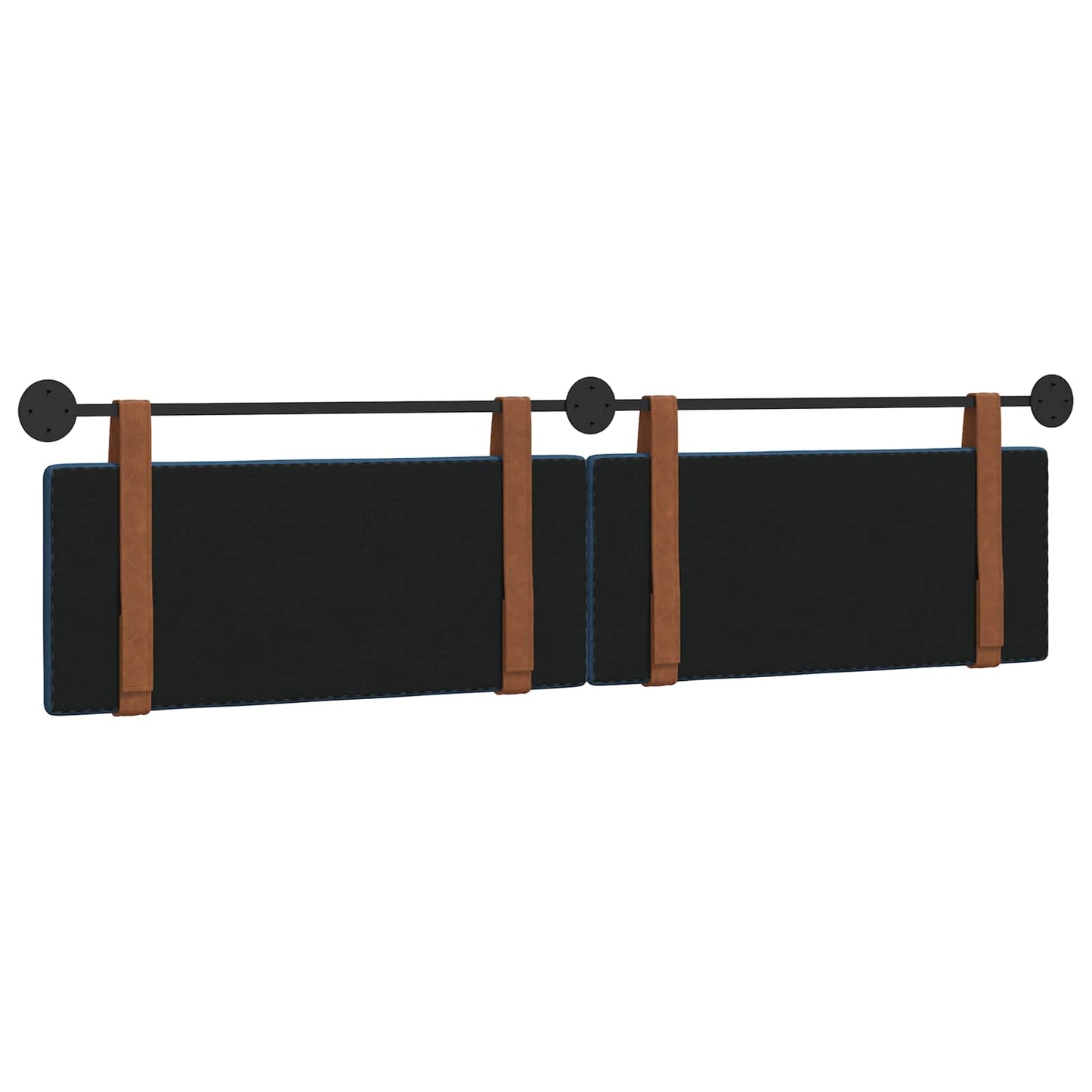 Hangend Hoofdeinde Effen Blauw 210 x 55 x 5 cm Antiek PU