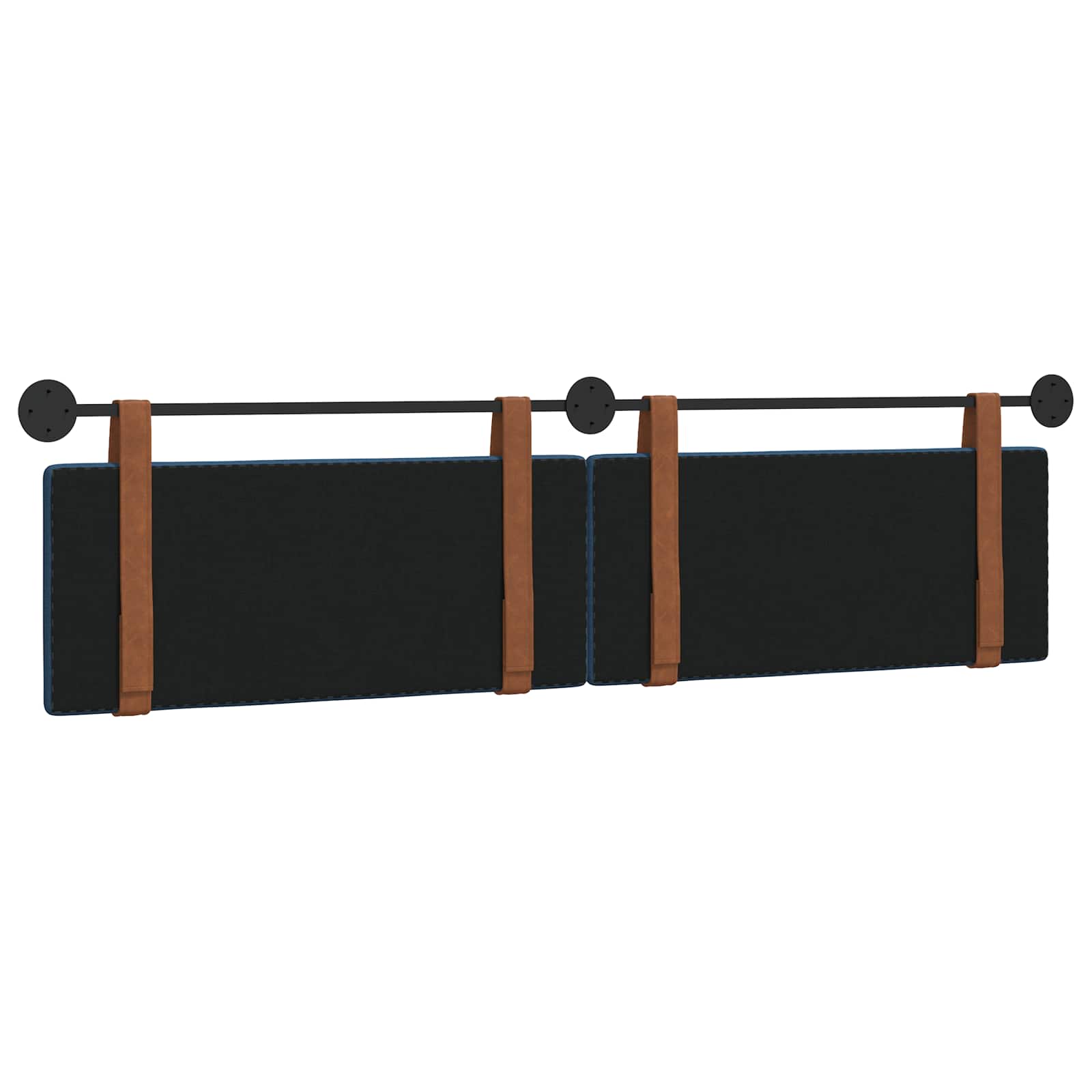 Hangend Hoofdeinde Effen Blauw 210 x 55 x 5 cm Antiek PU