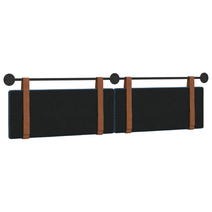 Hangend Hoofdeinde Effen Blauw 210 x 55 x 5 cm Antiek PU