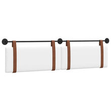 Hangend Hoofdeinde Wandgemonteerd Wit 210 x 55 x 5 cm Antiek PU