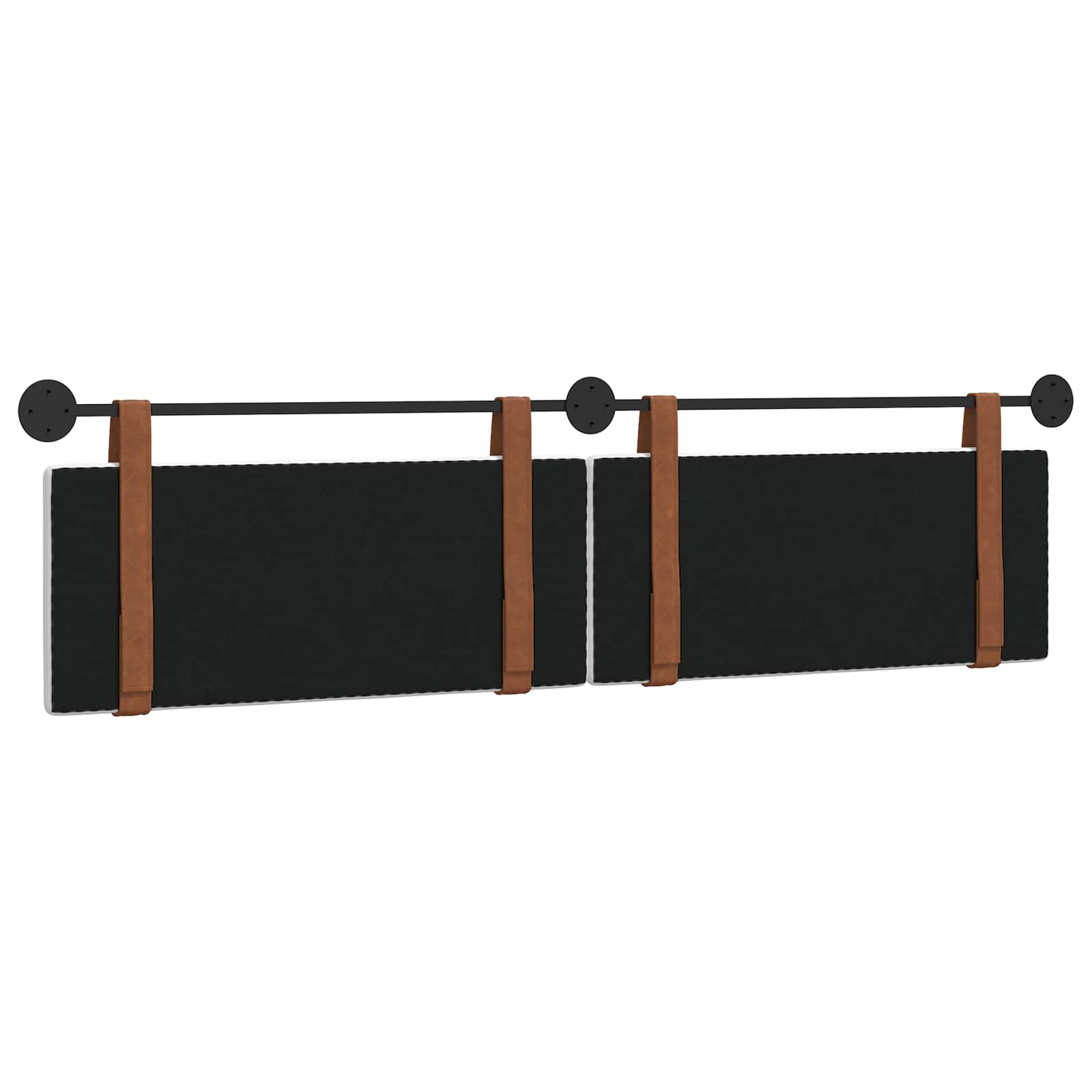 Hangend Hoofdeinde Wandgemonteerd Wit 210 x 55 x 5 cm Antiek PU