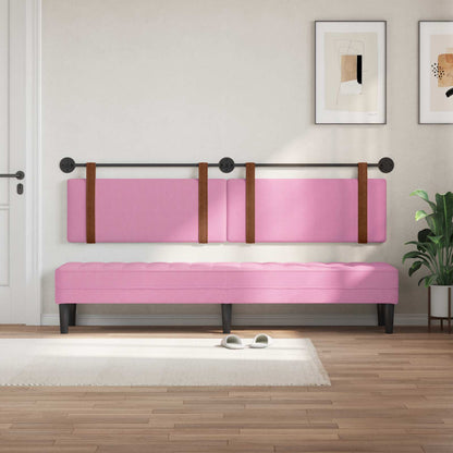 Hangend Hoofdeinde Effen Roze 210 x 55 x 5 cm Antiek PU