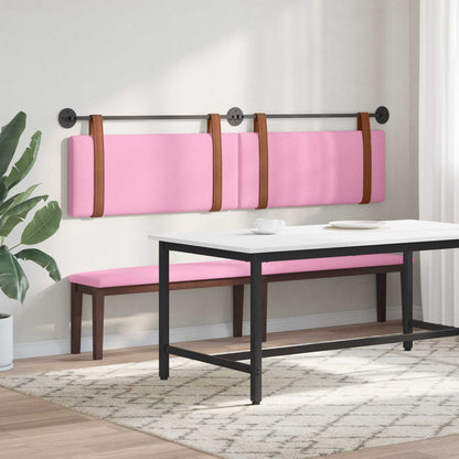 Hangend Hoofdeinde Effen Roze 210 x 55 x 5 cm Antiek PU
