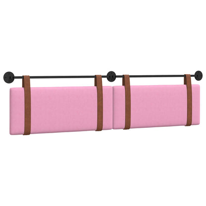 Hangend Hoofdeinde Effen Roze 210 x 55 x 5 cm Antiek PU
