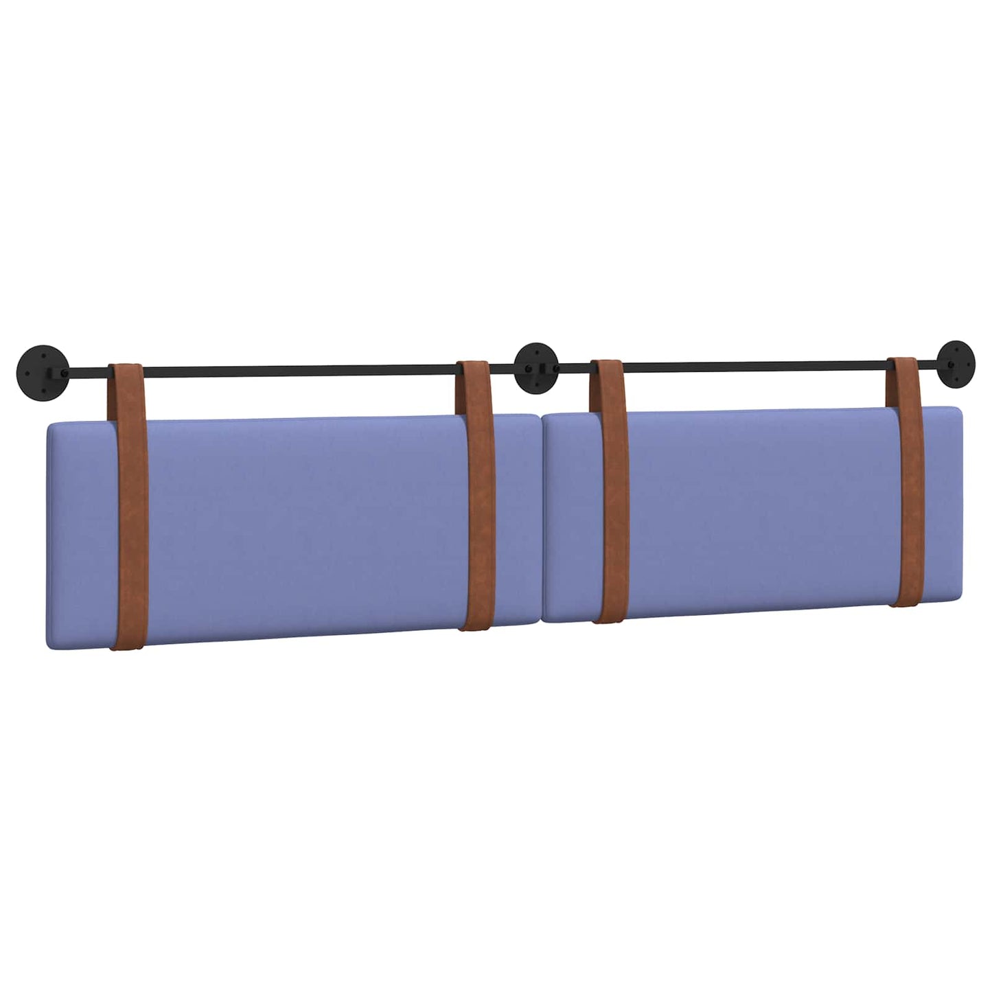 Hangend Hoofdeinde Effen Jeans Blauw 210 x 55 x 5 cm Antiek PU