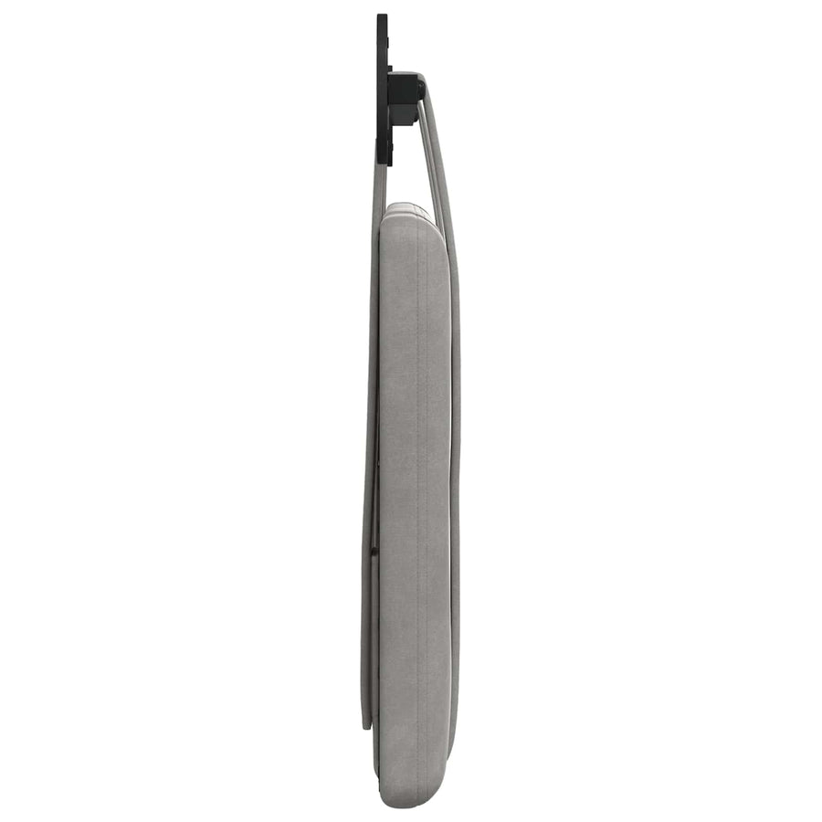 Hangend Hoofdeinde Lichtgrijs 90 x 55 x 5 cm Fluweel