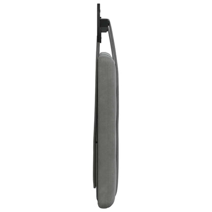 Hangend Hoofdeinde Donkergrijs 90 x 55 x 5 cm Fluweel