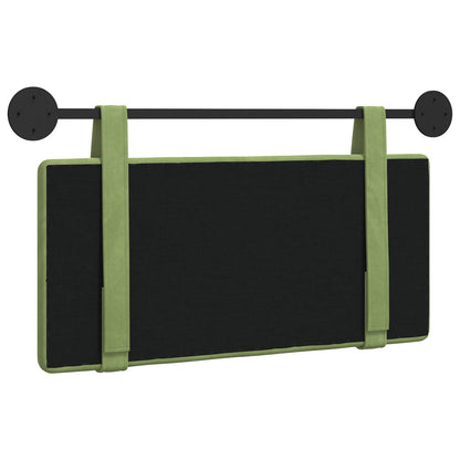 Hangend Hoofdeinde Lichtgroen 90 x 55 x 5 cm Fluweel