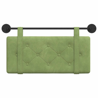 Hangend Hoofdeinde Lichtgroen 90 x 55 x 5 cm Fluweel