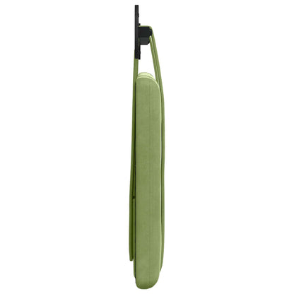 Hangend Hoofdeinde Lichtgroen 90 x 55 x 5 cm Fluweel