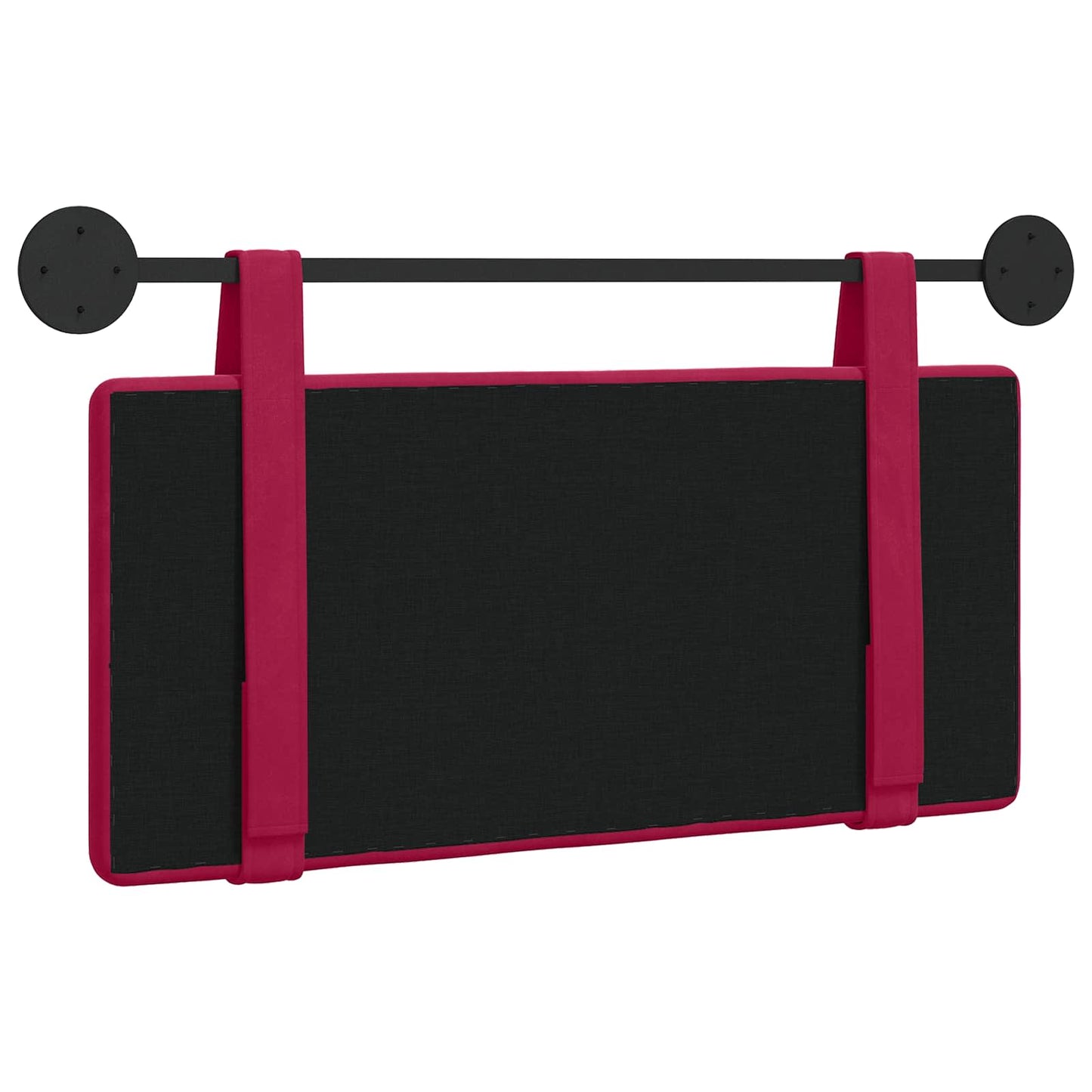 Hangend Hoofdeinde Wijnrood 90 x 55 x 5 cm Fluweel