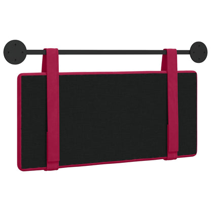 Hangend Hoofdeinde Wijnrood 90 x 55 x 5 cm Fluweel